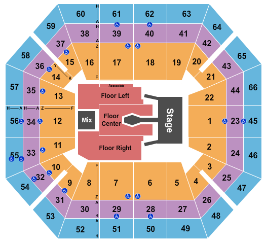 ExtraMile Arena Seating Chart: Tim McGraw 2023