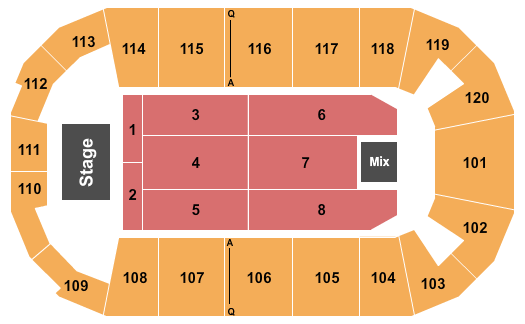 F&M Bank Arena Seating Chart: Bert Kreischer