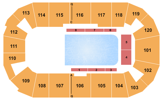 F&M Bank Arena Seating Chart: Disney on Ice