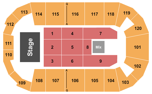 F&M Bank Arena Seating Chart: Dwight Yoakam