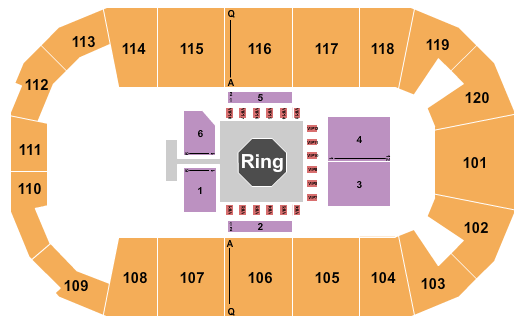 F&M Bank Arena Seating Chart: LFA