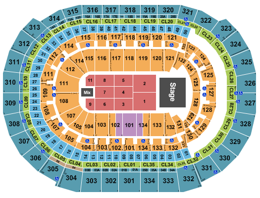 FLA Live Arena Seating Chart: Andrea Bocelli