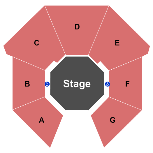 F. Otto Haas Stage At Arden Theatre Company Seating Chart: Center Stage