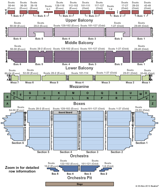 Long Island Medium Tickets - Fabulous Fox Theatre Seating Chart
