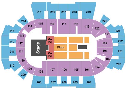 Family Arena Seating Chart