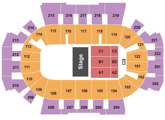 Family Arena Seating Chart: Baby Shark Live