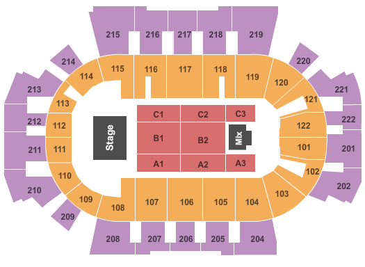 Family Arena Seating Chart