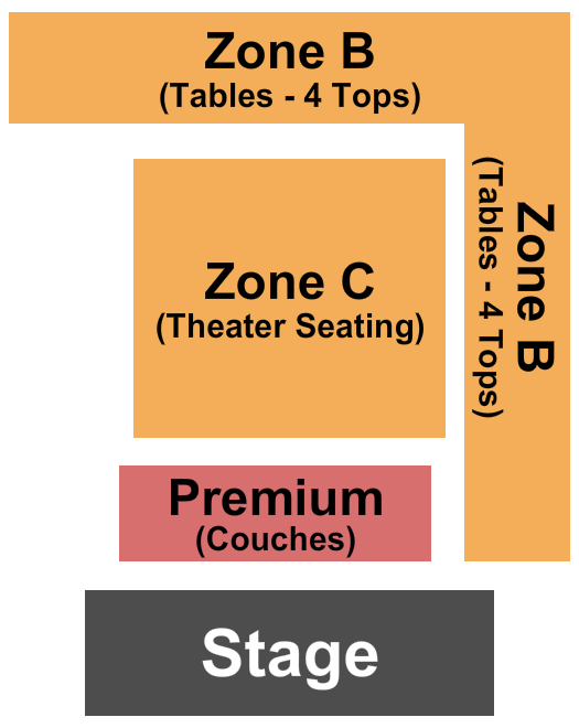 Family Fun Xperience Theatre Seating Chart: The Jazz