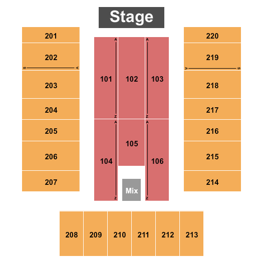 Fantasy Springs Resort & Casino Seating Chart: Endstage 4