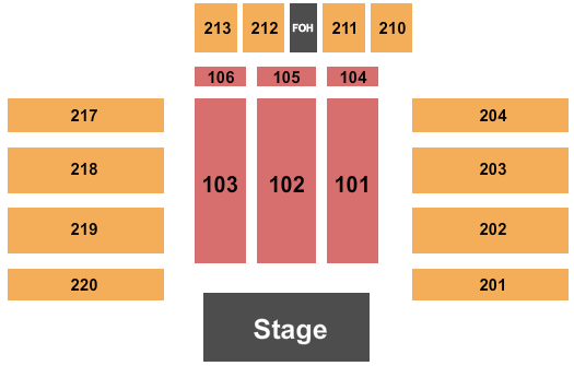Fantasy Springs Resort & Casino Seating Chart: Endstage 3