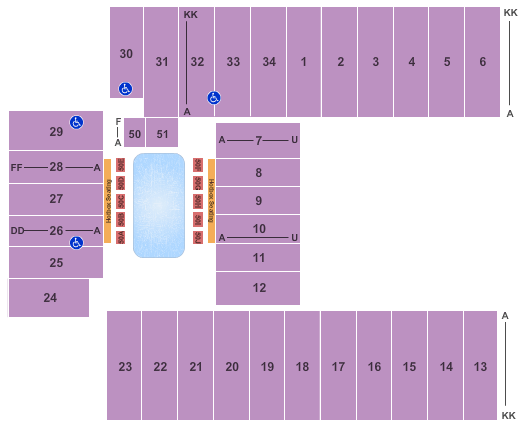 Fargo Dome Seating Chart