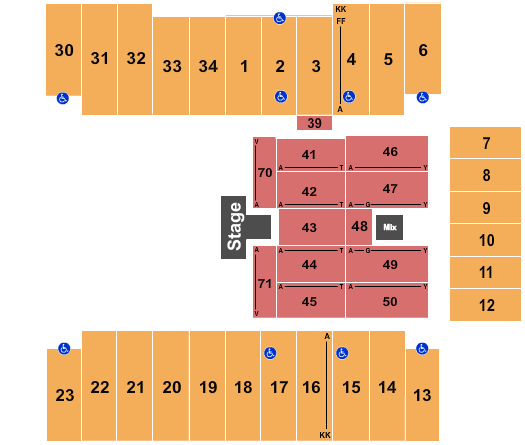 Fargodome Seating Chart: Matt Rife