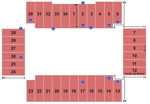 Fargodome Seating Chart: Monster Jam