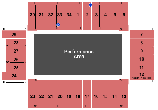Fargodome Seating Chart: Monster Jam