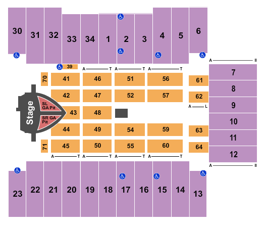 Fargo Dome Concert Seating Chart