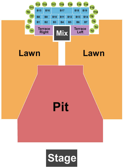 Everwise Amphitheater at White River State Park Seating Chart