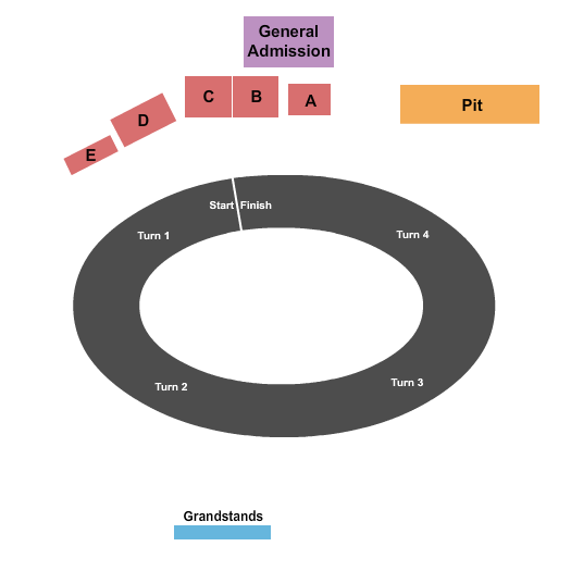Farmer City Raceway Seating Chart: Racing