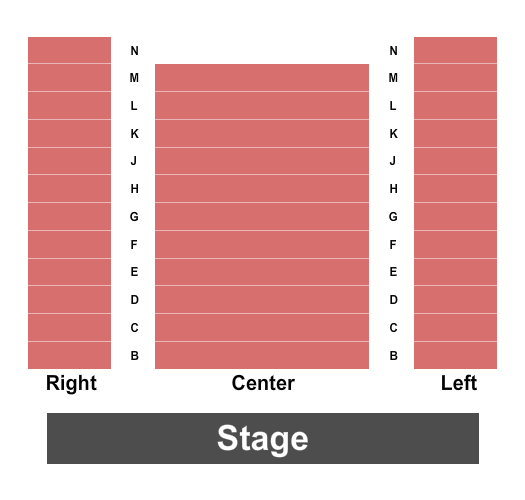 Fauquier Community Theatre Seating Chart: Endstage