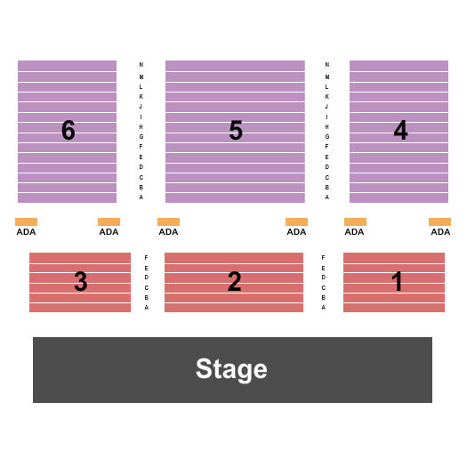 Fayetteville Public Library Seating Chart: Endstage