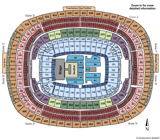 Fedex Field Seating Chart