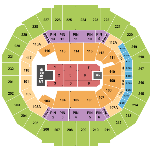 FedExForum Seating Chart: Matt Rife