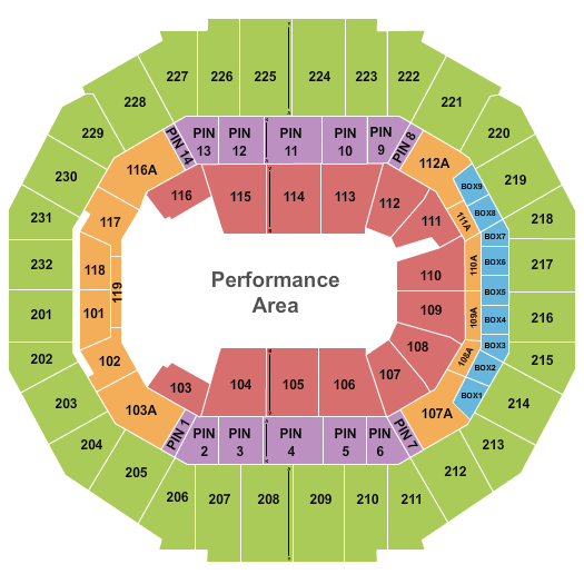 FedExForum Seating Chart: Monster Trucks