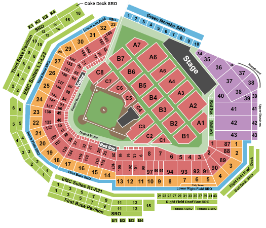 Billy Joel Tampa Seating Chart