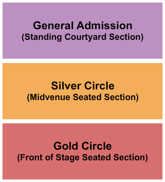 Ferg's Concert Pavilion Seating Chart: GA/GC/Reserved