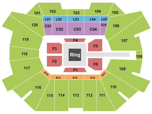 Fertitta Center Seating Chart: Boxing