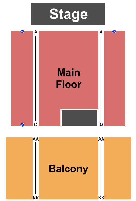 Festival Hall Centre for the Arts Map