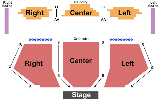 Festival Stage Seating Chart
