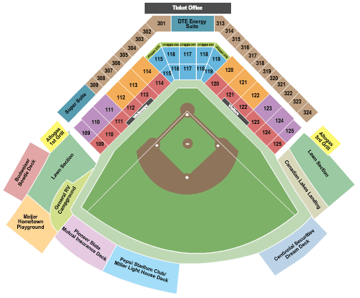 Timber Rattlers Stadium Seating Chart