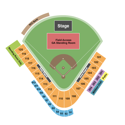 Fifth Third Park Seating Chart: Cole Swindell