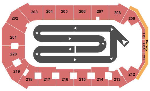 Findlay Toyota Center Seating Chart: Arenacross