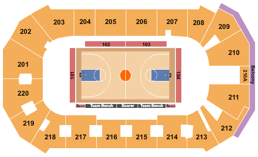 Findlay Toyota Center Seating Chart: Harlem Globetrotters