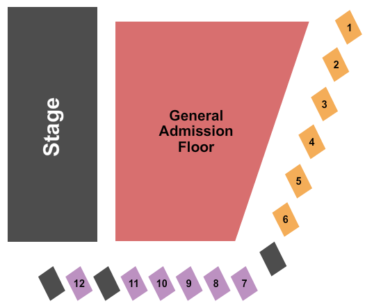 Fine Line Music Cafe Seating Chart: Endstage GA Flr