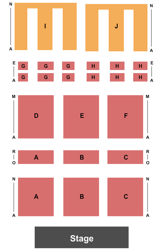 1st Bank Seating Chart