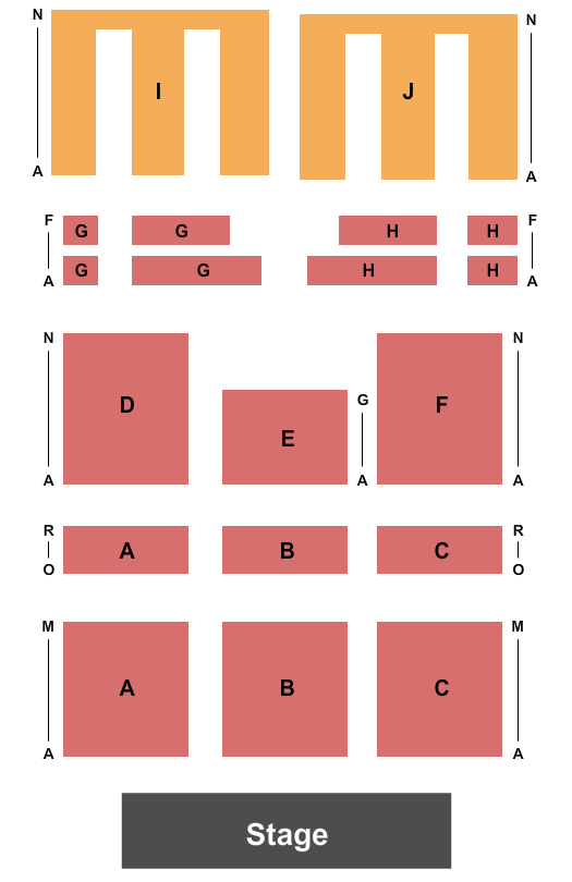 Firekeepers Casino Seating Chart: End Stage