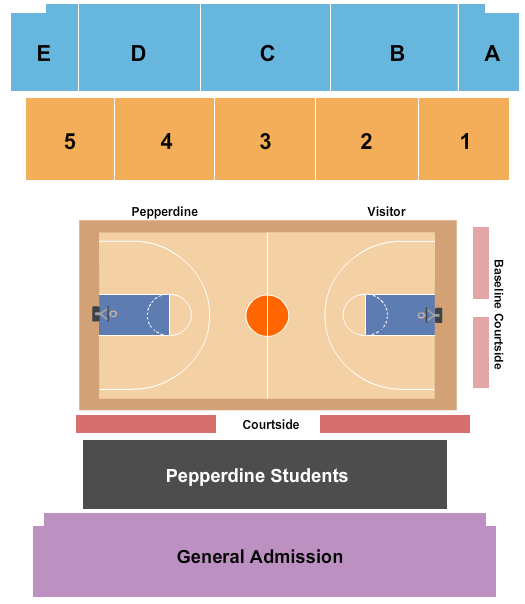 Firestone Fieldhouse Seating Chart: Basketball