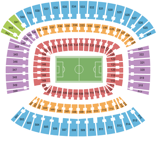 Huntington Bank Field Seating Chart: Soccer