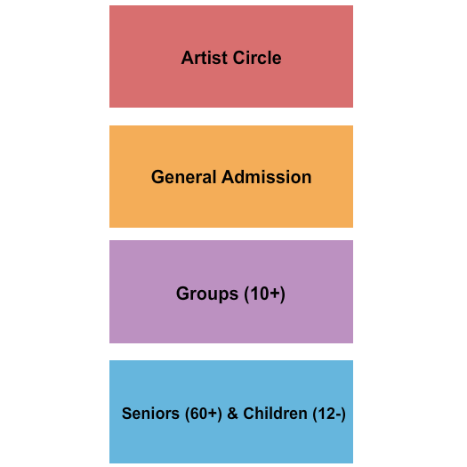 First Assembly of God - FL Seating Chart: Artist Circle & GA