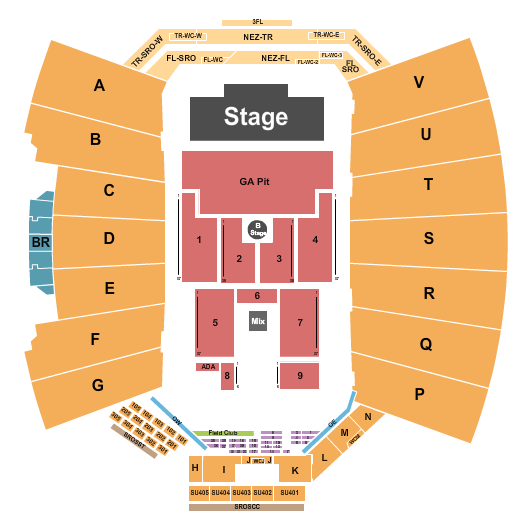 FirstBank Stadium Seating Chart: Slipknot
