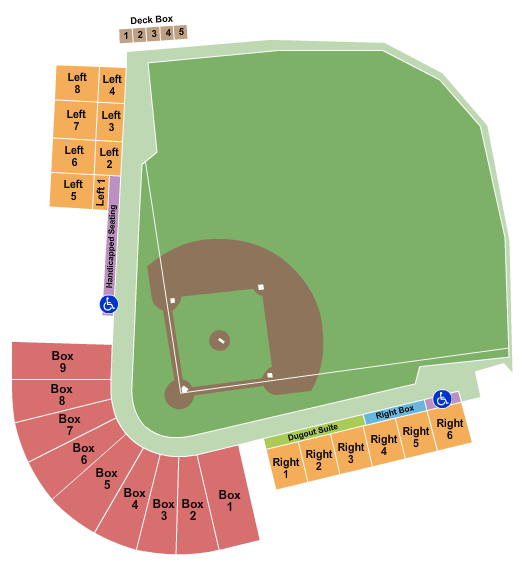 FirstEnergy Stadium - Reading Seating Chart: Baseball