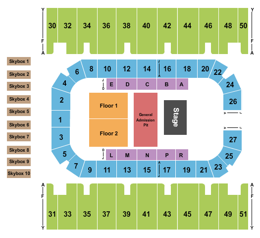 First Interstate Arena Seating Chart
