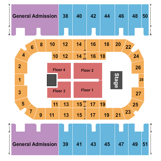 First Interstate Arena Seating Chart: Gabriel Iglesias