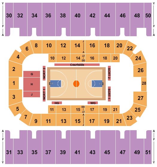 First Interstate Arena Seating Chart: Basketball - Globetrotters