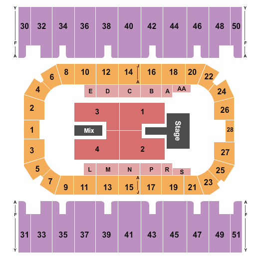 First Interstate Arena Seating Chart: Maroon 5