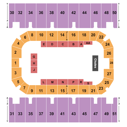 First Interstate Arena Seating Chart: PBR