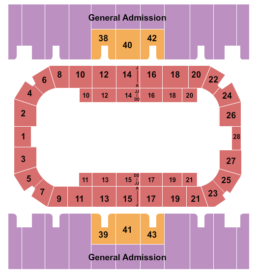 First Interstate Arena Seating Chart: Rodeo 3