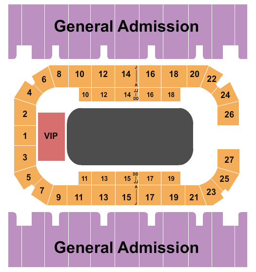 First Interstate Arena Seating Chart: Rodeo 5